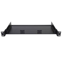 3-slot modular patch panel black 1U