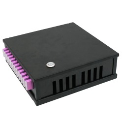 Wall box Flexi 12 Black, SC, Adapter, 50/OM4