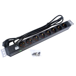 19" PDU 8x230V, 3m cable