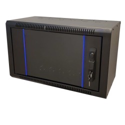 Wall cabinet 19" 6He Glass door B60xD30xH37