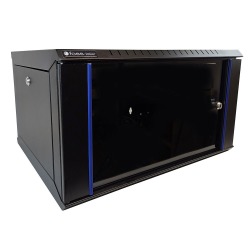 Wall cabinet 19" 6He Glass door B60xD45xH37, 6 He