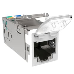 Kontakt Cat6A STP NET SLX m/lokk Hvit