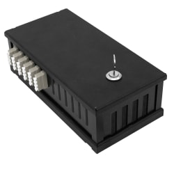 Veggboks Flexi 11 svart, LC, Adapter, OM1/OM2