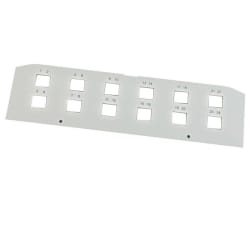 Adapterplate, midi PRO, 12 hull E2000 DPX