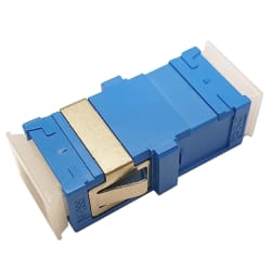 Adapter, SC/PC SPX, FL, blå