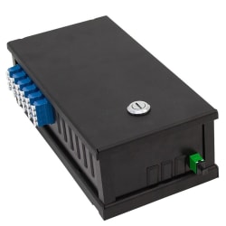 Veggboks Flexi 11 svart, 24xLC/PC, 1x24 MPOAM OS2, A1