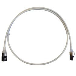 Snor Cat6A S/FTP EasyConnect Slim, AWG 30, LSZH Hvit