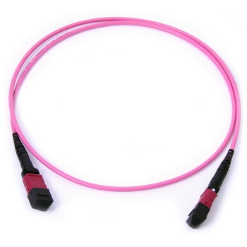 Cable, 12-fibre 50/OM4, MPO(F)-MPO(F), pol B