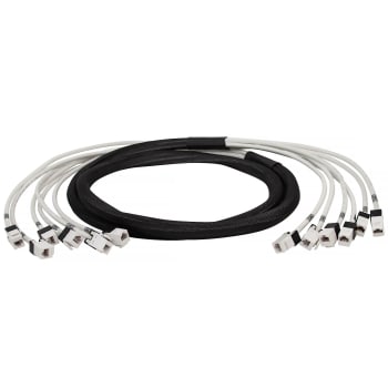 Terminert cat6A uskjermet kabel 6 stk i bunt