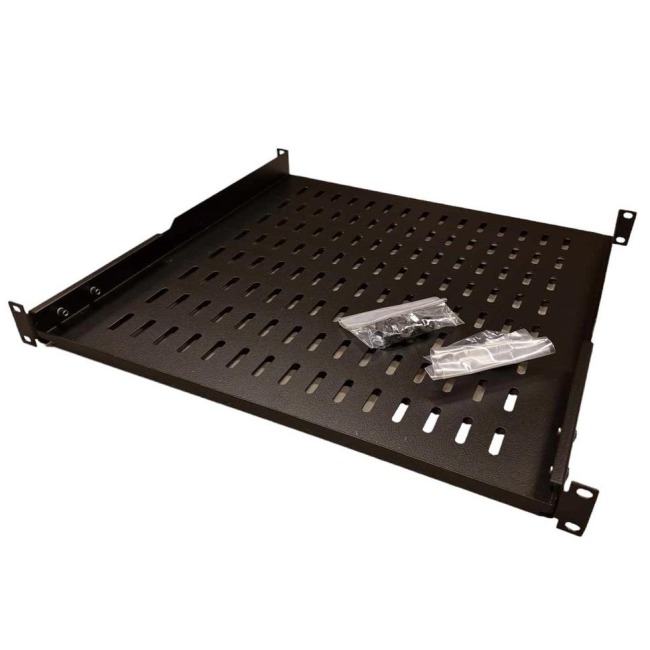 19" Component shelf, static installation D45, adjustable