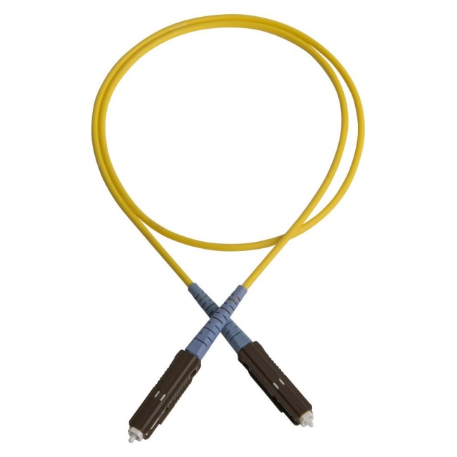 Patch cord, MU/PC-MU/PC, 9/OS2/2000, yellow