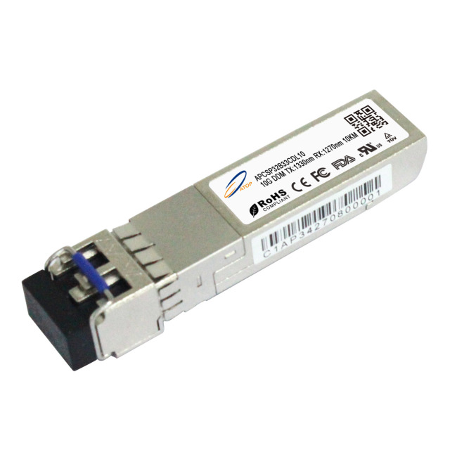 CSFP+, 2x10 Gbit/s, 1310Tx/1270Rx, DDM, 10 km