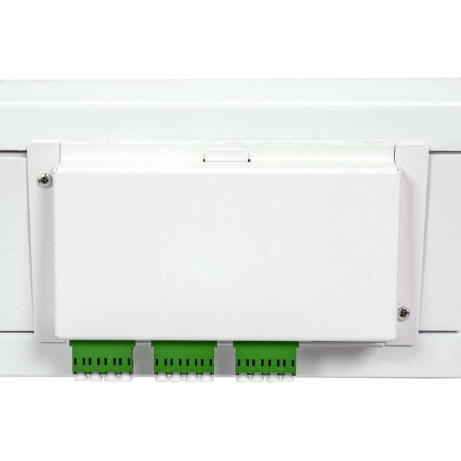 Fiber optic Trunk outlet, 12xLC/APC-1x12 MPOAM OS2, A