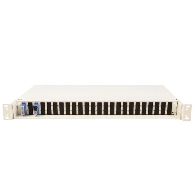 2x1:2 Fiber optic splitter in Patch Panel with SC/PC connectors