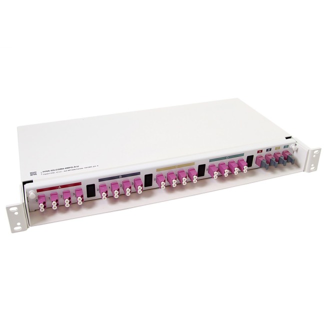 32 fiber MPO to LC Breakout Fiber Patch Panel, OM3, A