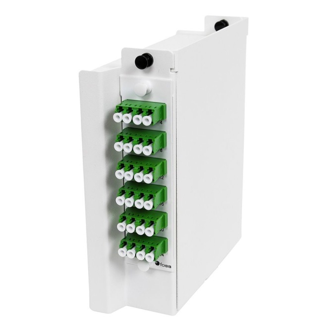 Wall box DIN, 12 LC/APC, 9/OS2, AXAI