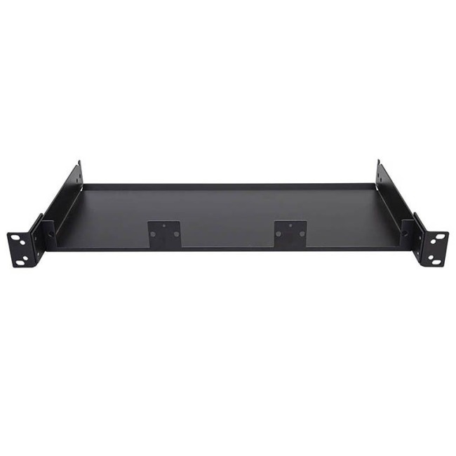 3-slot modular patch panel black 1U