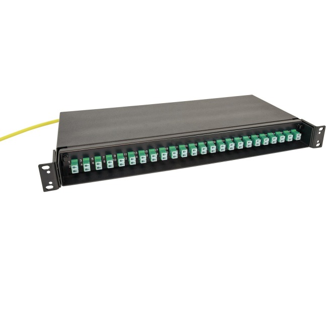 Panel FP65 PRO black, 48 LC/APC, 9/125, QXXI Slim