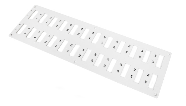 Adapter plate, 48 holes ST, FC