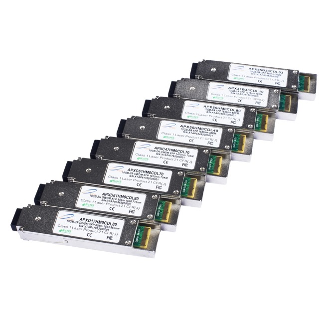 XFP, 10 Gbit/s Ethernet, CWDM, SM, 80 km, 1531 nm