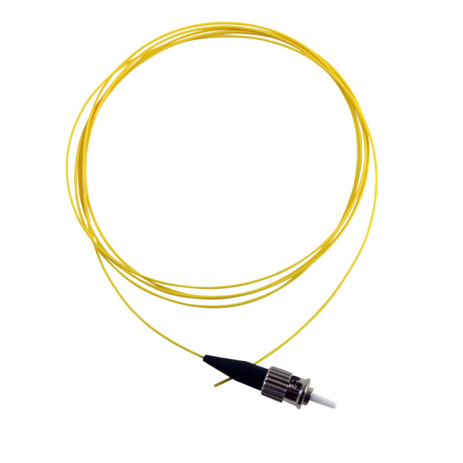 ST/PC, Fiber optic Pigtail, 9/OS2/900, 1.5 m, yellow