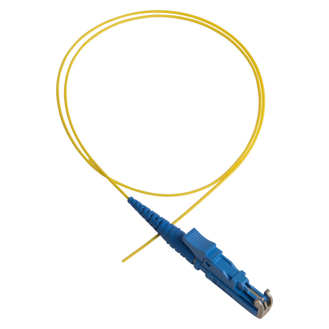 E2000/PC, Fiber optic Pigtail, 9/OS2/900, 1.5 m, yellow