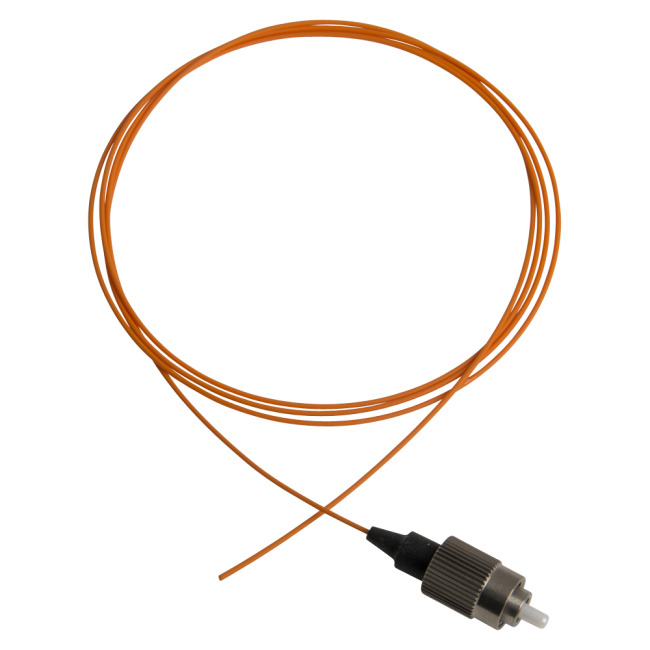 ST, Fiber optic Pigtail, 50/OM2/900, 1.5 m, orange