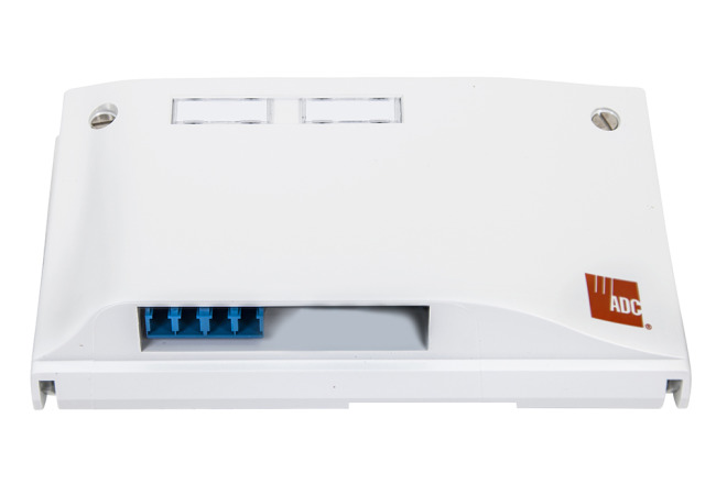 Wall outlet, 1 LC/PC QUAD, SM