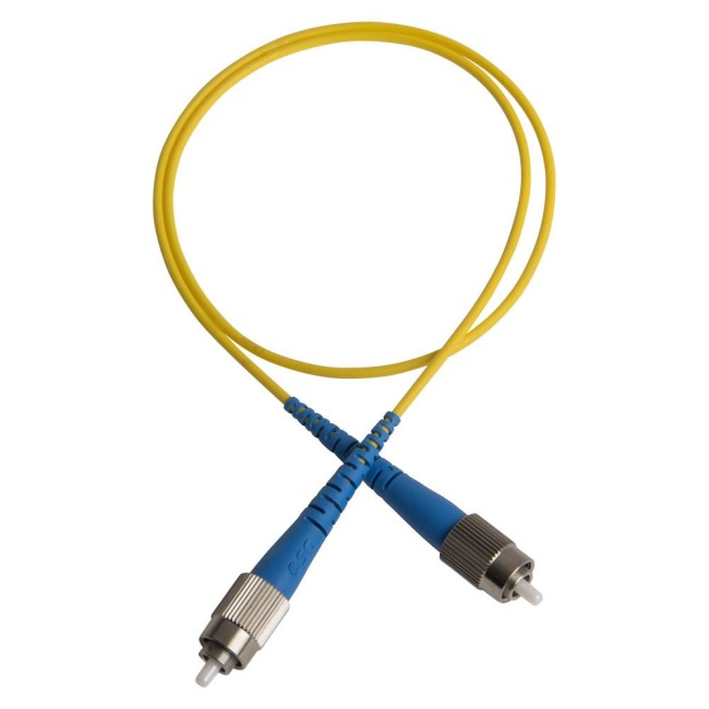 Patch cord, FC/PC-FC/PC, 9/OS2/2000, yellow