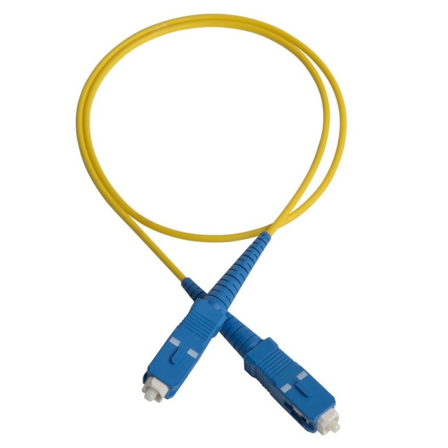 Patch cord, SC/PC-SC/PC, 9/OS2/2000, yellow