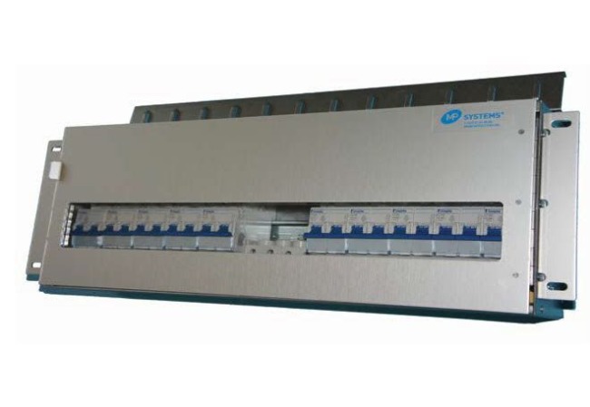 Fuse distribution panel 48Vdc, 2x(5/25A)