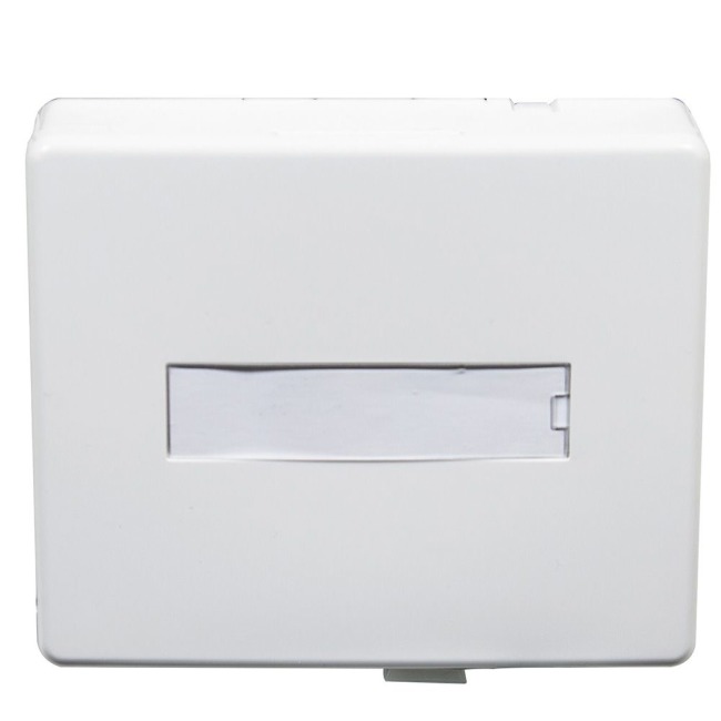 Customer premises fiber optic wall outlet FTH/LAN, for Indoor use