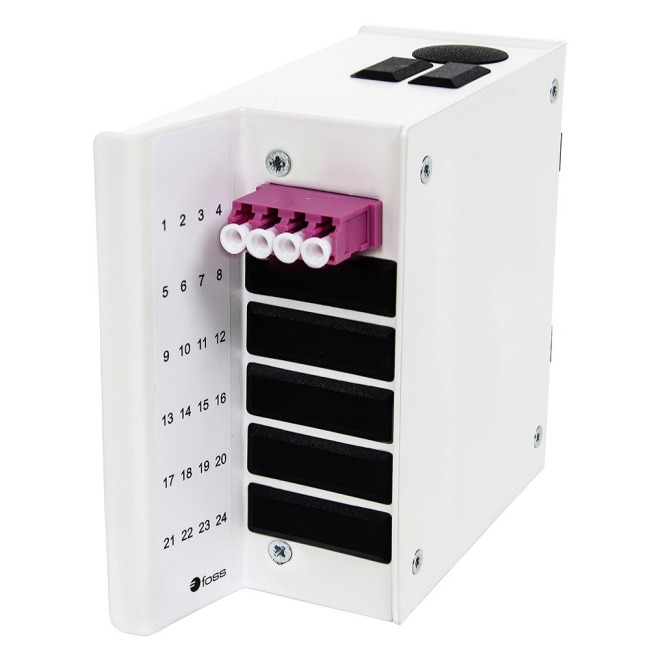 Wall box DIN MINI, LC, adapter, OM4