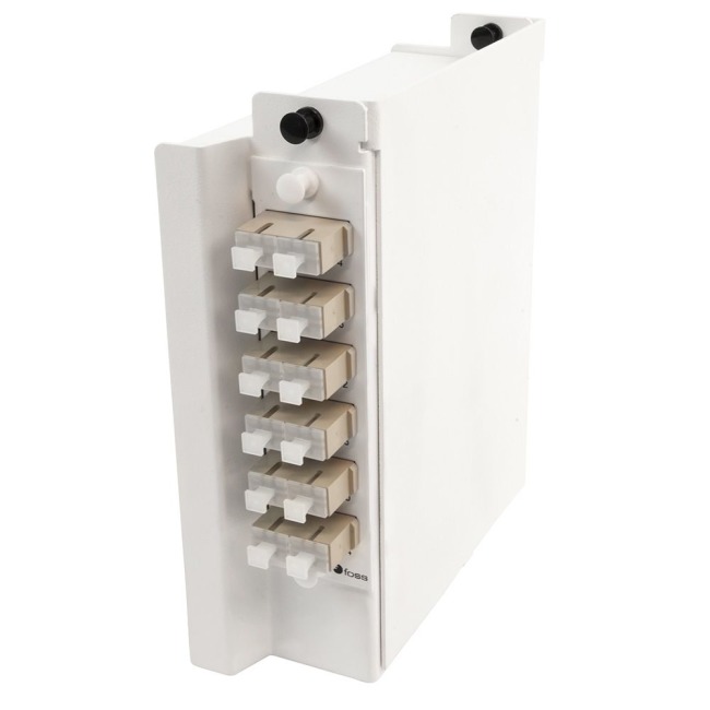 Wall box, DIN, SC, pigtails OM2