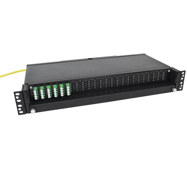 Panel FP75 PRO black, 24 LC/APC, 9/125, QXXI Compact