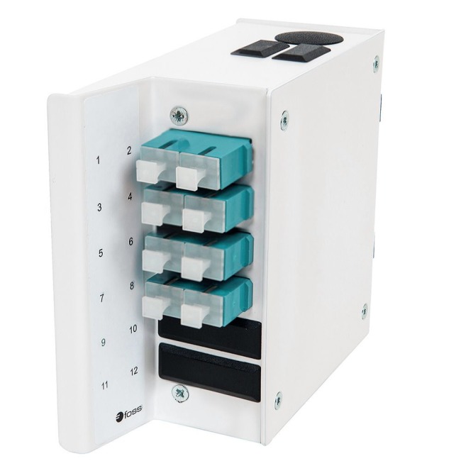 Wall box DIN MINI, 8 SC, 50/OM3, AXAI