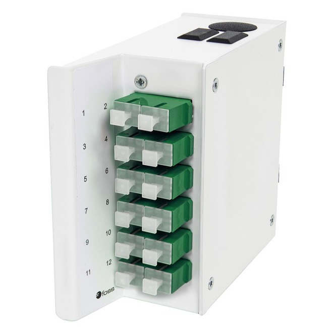 Wall box DIN MINI, SC/PC, adapter, SM