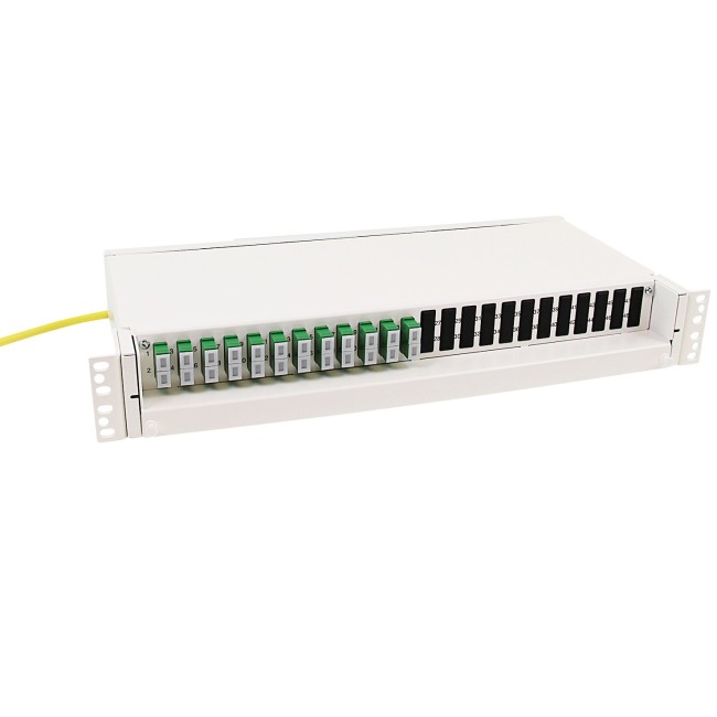 Panel FP75 PRO, 24 SC/APC, 9/OS2, QXXI Compact