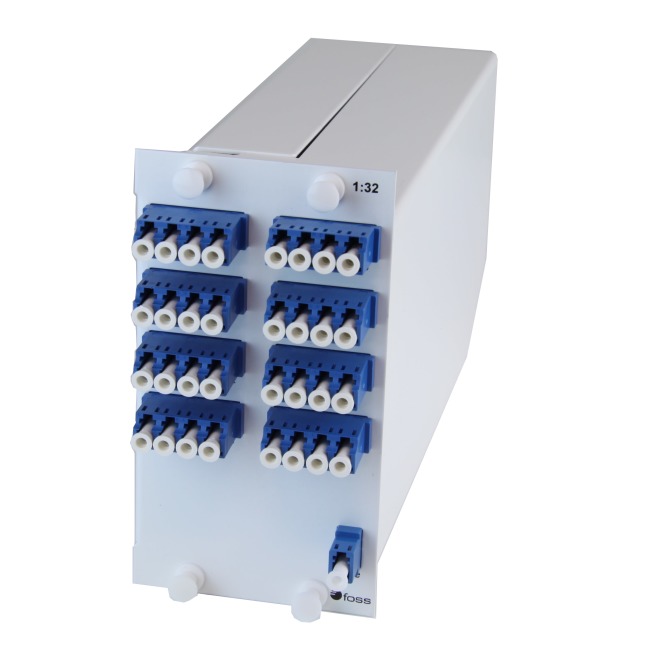 1:32 Fiber optic splitter in Cassette module with LC/PC connectors