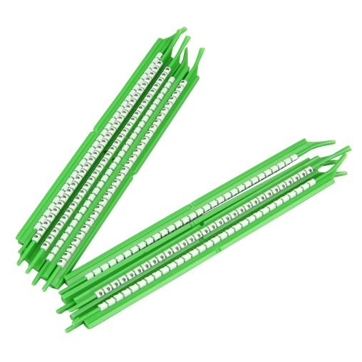 Labeling ring, white w/the number, Ø1.9-2.6, 300 pcs