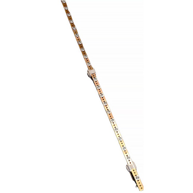 Grounding busbar for data cabinet, L:800, kit with 2 pcs.