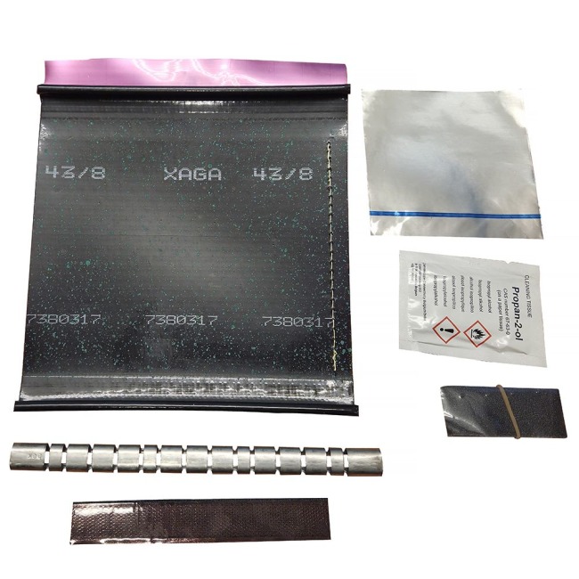 Shrink sheet, round entrance