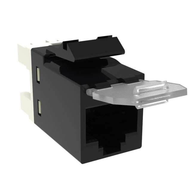 Kontakt Cat6 UTP NET SL110 Sort m/lokk