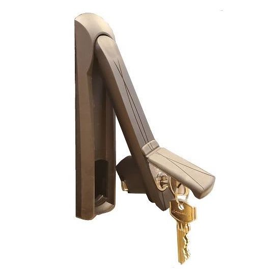 T-håndtak for oval systemlås, uten låsepinne