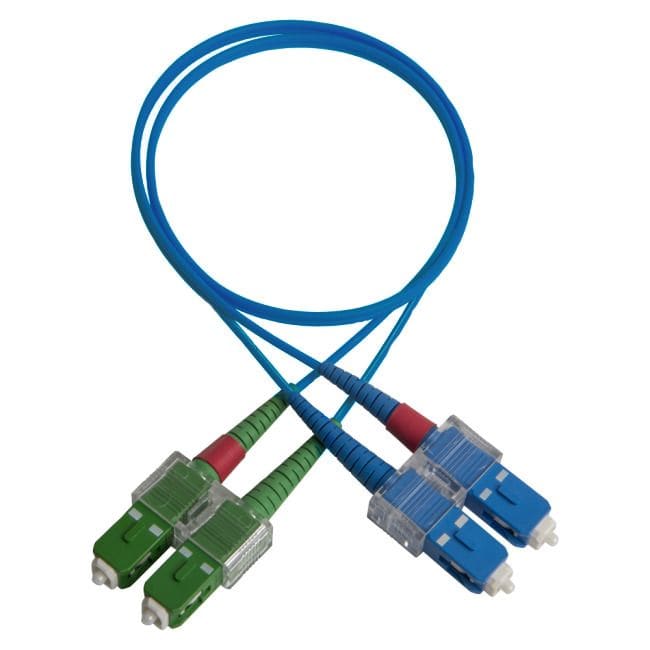 Dobbel snor, SC/PC-SC/APC, 9/OS2/2000, blå