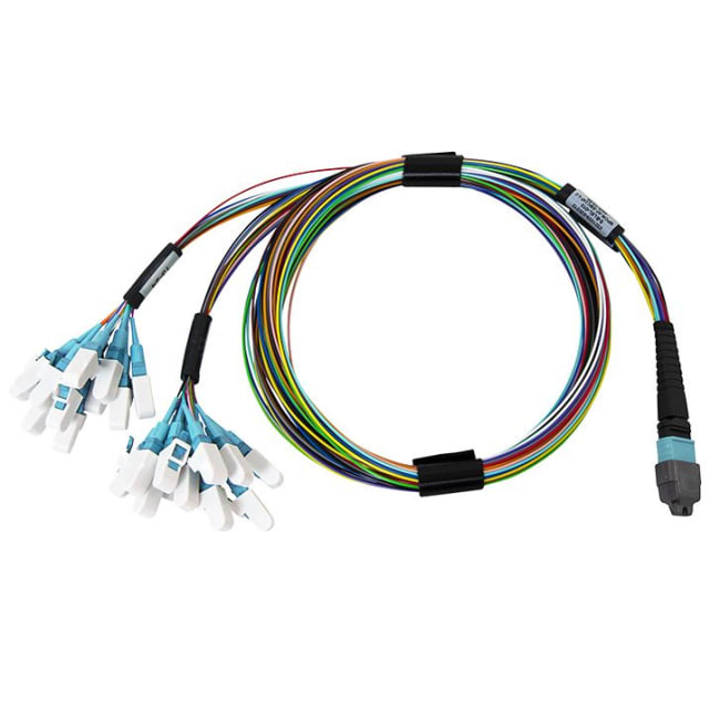 Fan-Out, 24xOM3/900, MPOM-LC, 1.0 m