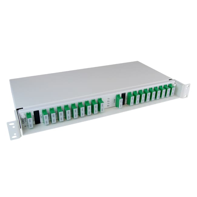 2 x 8+1 kanals CWDM, SM, 1471-1611/1260-1458, SC/APC