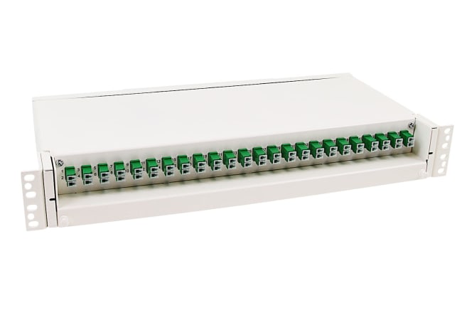 Panel FP75 PRO, LC/APC, fiberhaler, 9/OS2