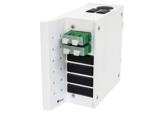 Veggboks DIN MINI, SC/APC, adapter, SM
