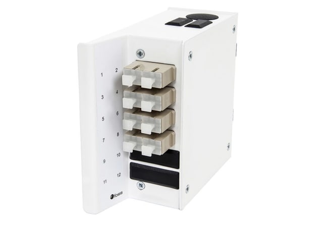 Veggboks DIN MINI, SC, fiberhaler, OM2